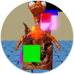 You Found Glitched Orange Friend Floppa!