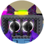 You Found Glitched Purple Friend Floppa!