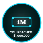 You got 1M!