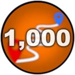 You have driven 1,000 miles!