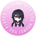You played for 168 hours (1 week).