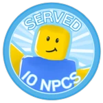 You served 10 NPCs!