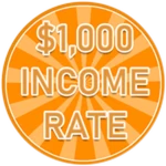 $1,000 Income Rate