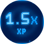 1.5x XP gain