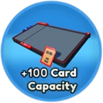 +100 Card Capacity