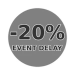 -20% Event Delay