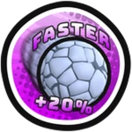 +20% Rolling Down Speed