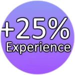 +25% Experience