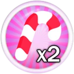 2x Candy Canes