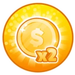 2X Coins - Double your earned coin value!