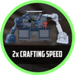 2x Crafting Speed