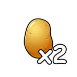 2x Golden Potatoes