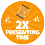 2x Presenting time