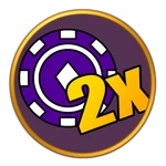 2x Purple Coins