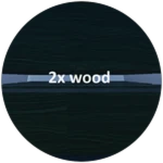 2x wood (only from meat)