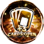 +3 Cards Open