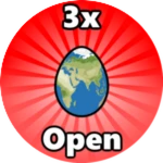 3x Egg Open