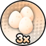 3x Eggs
