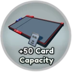 +50 Card Capacity