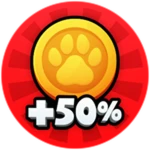 +50% Coins