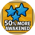 50% More Awakened Luck!