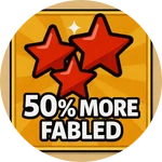 50% More Fabled Luck