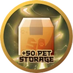 +50 PET STORAGE!