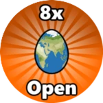 8x Egg Open