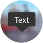 Black Bubble Chat