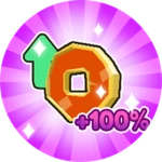 Coins + 100%