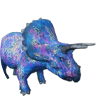 Cragborn Triceratops Skin - Coral