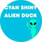 CYAN SHINY ALIEN DUCK