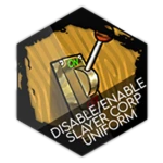 Disable Or Enable Slayer Corp Uniform
