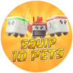 🐶 Equip 10 Pets!