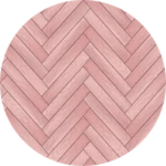 Fish Bone Pink Floor