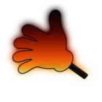 Flames Slap Hand