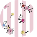 Floral Stripes Wallpaper