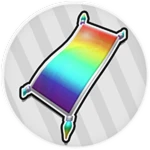 Flying Magic Rainbow Carpet