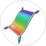 Flying Rainbow Carpet