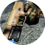 FN57 Tanned Version BluTips Wit Beam