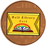 Gold Library Card