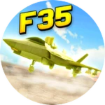 Golden F-35 Raptor