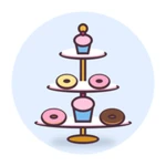 Pastry Tiers Shelf Style