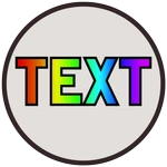 Rainbow Chat Text