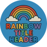 Rainbow Header Title