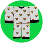 Rainbow Heart Pride Jammies