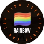 Rainbow Name Tag