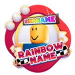 Rainbow Nametag