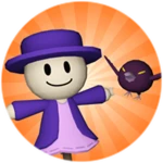 Scarecrow Tower + Purple Hatsy Skin