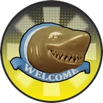 Shark Welcome Statue